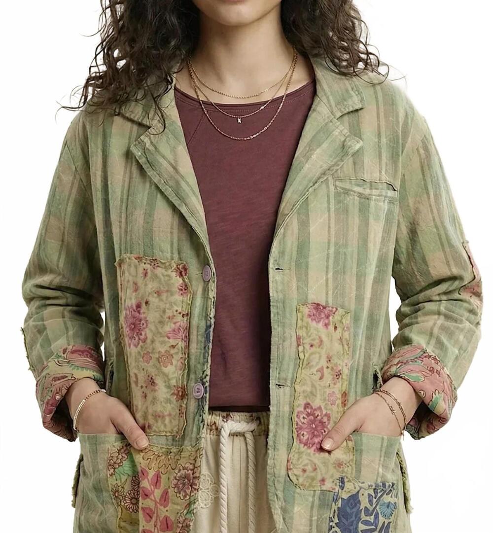 NEW JADED GYPSY faded romance jacket in as
